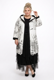 EU Queen design oversized de modieuze kleuring katoen A-lijn jas/blazer stretch