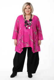 Vincenzo Allocca katoen A-lijn tuniek apart stretch