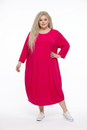 New Jersey viscose ballon jurk stretch