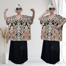 ITALIA oversized viscose blouse