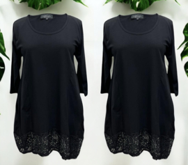 Vincenzo Allocca oversized viscose A-lijn jurk/tuniek apart