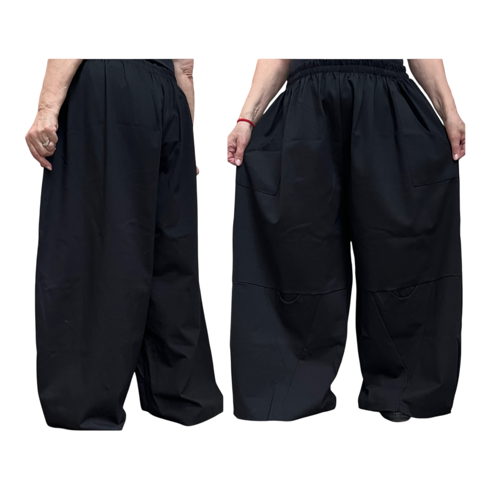 Moonshine punta viscose ballonbroek apart stretch zwart