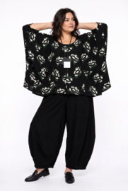 Naveed  oversized viscose punta jersey top