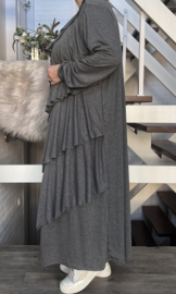 Giovani Collection viscose tricot A-lijn jurk stretch