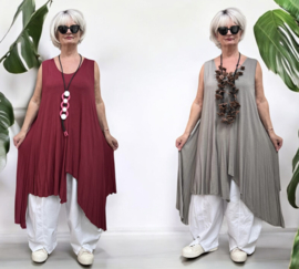 Moonshine viscose jersey A-lijn tuniek/in meerdere kleuren