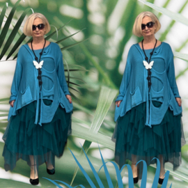 Moonshine oversized  katoen gebreide top /in meerdere kleuren