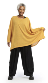 AKH oversized viscose mix jersey A-lijn tuniek apart stretch 