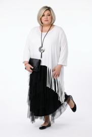 Moonshine oversized viscose A-lijn tuniek stretch/meerdere kleuren