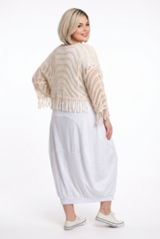 ITALIA MODA  oversized katoen BOHO korte vest  stretch/in meerdere kleuren