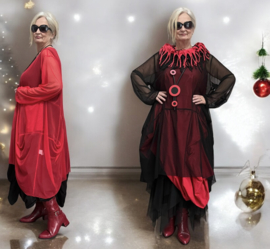Moonshine A-lijn tule overjurk stretch/in meerdere kleuren