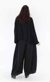 AKH oversized viscose mix broek stretch zwart