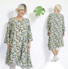 AKH oversized viscose A-lijn tuniek apart  