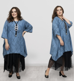 Moonshine tencel jeans  A-lijn tuniek apart