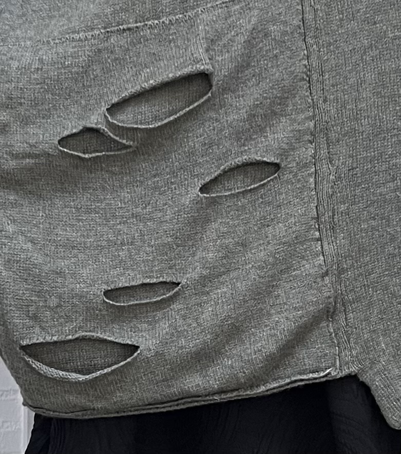Moonshine oversized viscose mix gebreide top /in meerdere kleuren