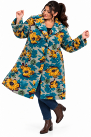ITALIA MODA zachte wolmix jas/mantel/ stretch /in meerdere kleuren
