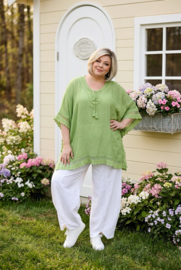 ITALIA MODA oversized katoen tuniek/poncho