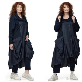 dYb tencel jeans A-lijn tussenjas