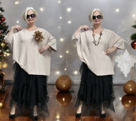 ITALIA MODA  oversized  gebreide top /in meerdere kleuren