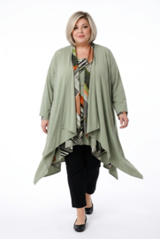 Moonshine oversized jersey  katoen vest stretch