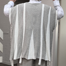 Vincenzo Allocca oversized linnen top/tuniek apart