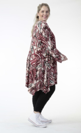 AKH oversized viscose A-lijn tuniek apart  stretch