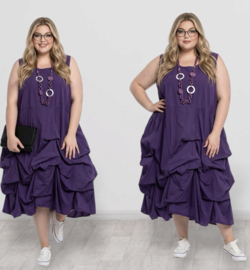 Moonshine katoen A-lijn jurk stretch