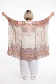 ONE OF A KIND  viscose zomer poncho/tuniek