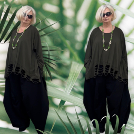 Moonshine oversized  katoen top apart/in meerdere kleuren