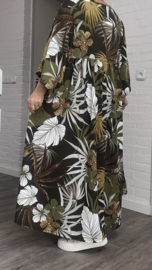 Mila Ragazza oversized A-lijn viscose boho jurk  apart (extra groot)