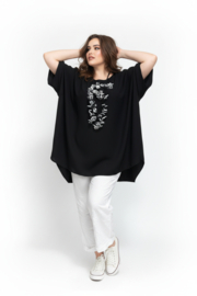 ITALIA MODA oversized viscose A-lijn top /in meerdere kleuren