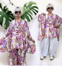 AKH viscose linnen look oversized A-lijn top