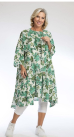 AKH oversized katoen A-lijn blazer/tuniek met zakken apart