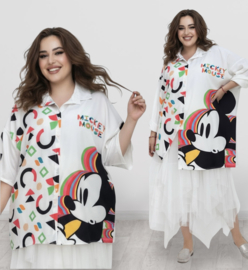 ITALIA oversized viscose blouse/hemd