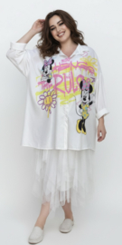 ITALIA oversized viscose blouse/hemd