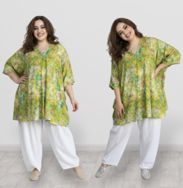 Naveed  oversized viscose jersey A-lijn jurk stretch