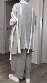Vincenzo Allocca oversized linnen top/tuniek apart