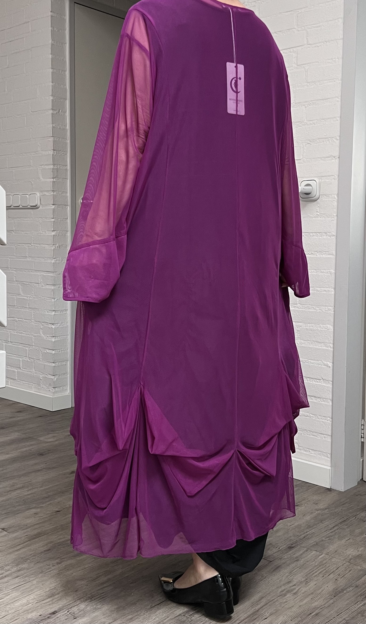 Moonshine A-lijn tule overjurk stretch/in meerdere kleuren
