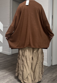 ITALIA MODA oversized viscose A-lijn tuniek stretch/in meerdere kleuren