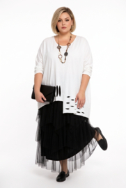 Moonshine oversized  katoen tricot tuniek apart stretch