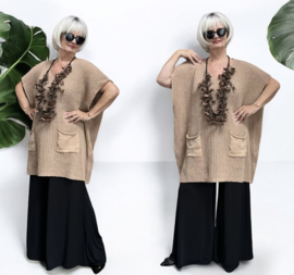 Italia Moda oversized gebreide top stretch