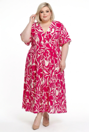 Jean Marc Philippe viscose A-lijn jurk