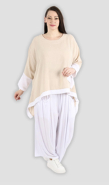 AKH viscose linnen look oversized A-lijn top
