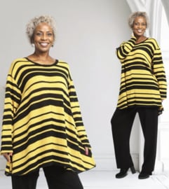 AKH oversized gebreide katoen tuniek/top  apart stretch