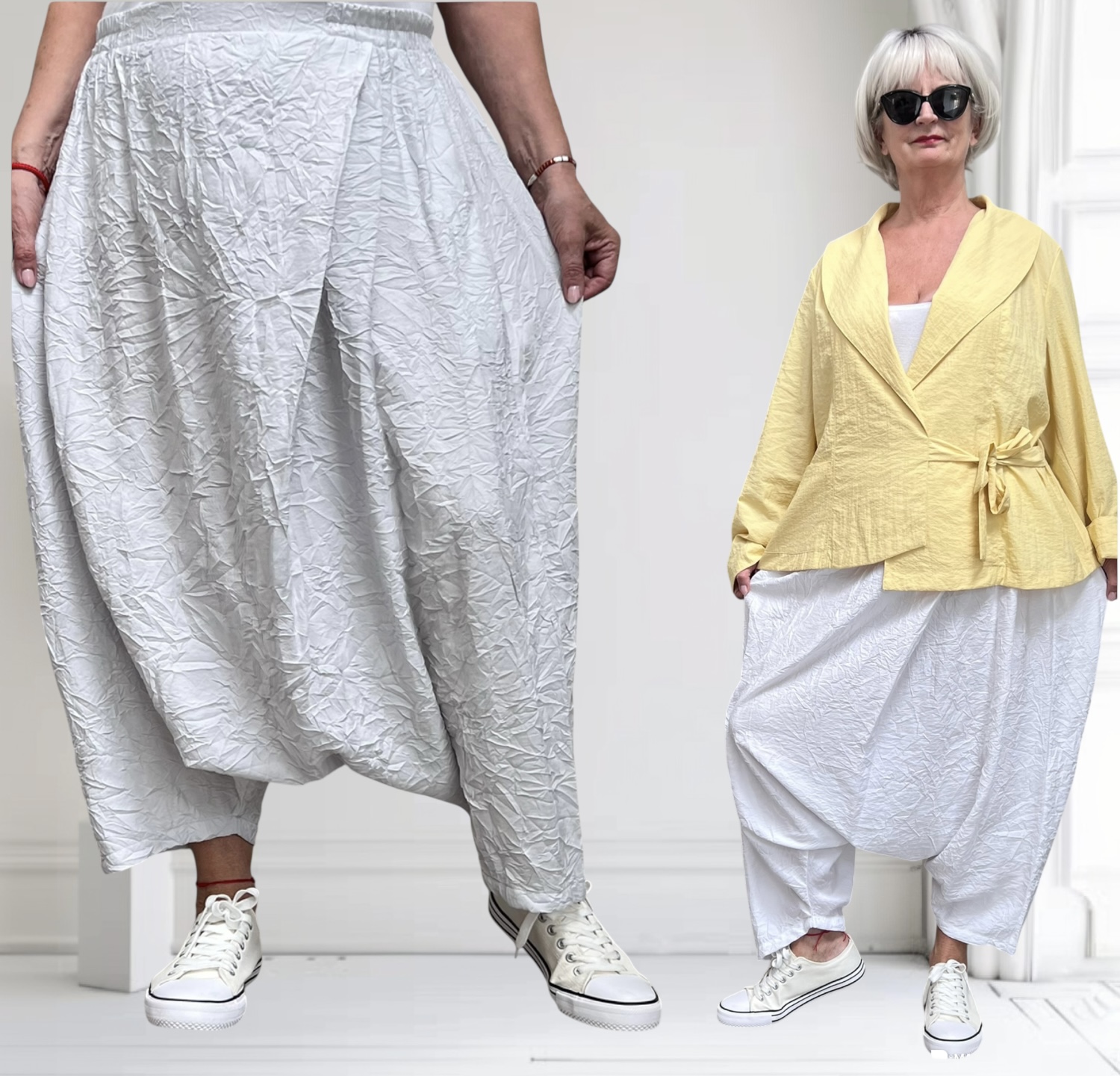 SINNE design..  viscose harembroek/in meerdere kleuren