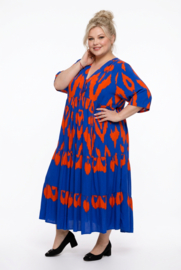 Vincenzo Allocca oversized viscose  BOHO A-lijn jurk apart