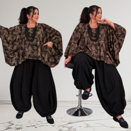 Naveed  oversized viscose punta jersey top