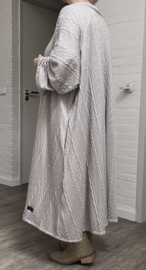 Melania oversized A-lijn gebreide jersey blazer/vest/stretch
