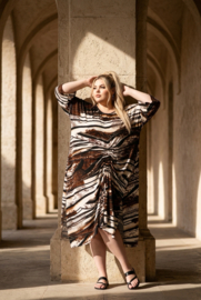 AKH oversized viscose mix jurk stretch