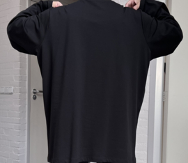 LA VELINA katoen jersey top/tuniek stretch