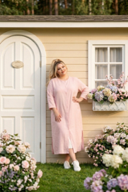 AKH oversized katoen A-lijn blazer/zomerjas tuniek apart